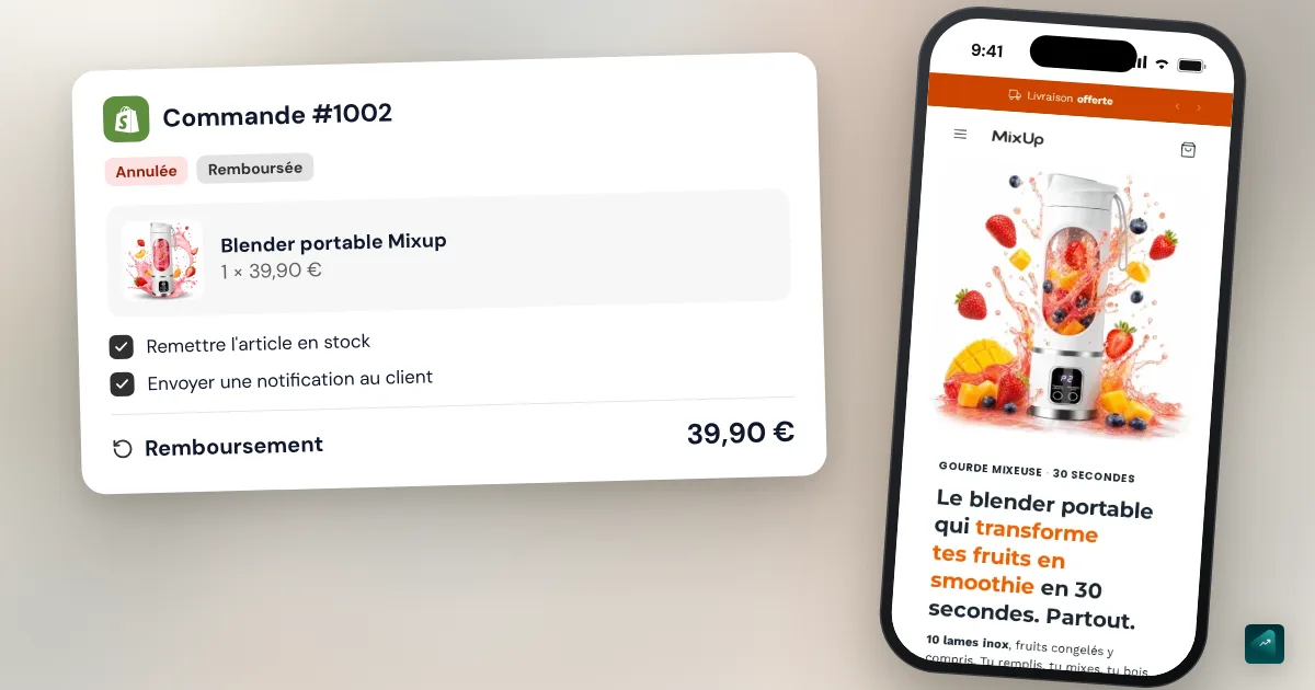 Annuler une commande Shopify : annuler, rembourser, archiver ou supprimer