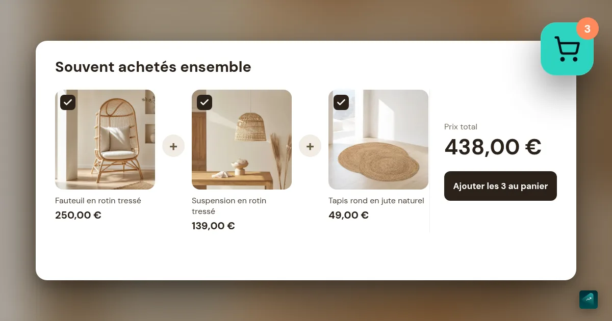 Augmenter le panier moyen sur Shopify : seuil de livraison offerte, lots, compléments et upsell, avec le calcul
