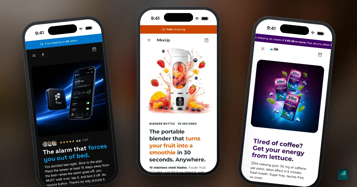 How to Build a One Product Store: Three Generated Examples, the Anatomy That Converts and the Cost