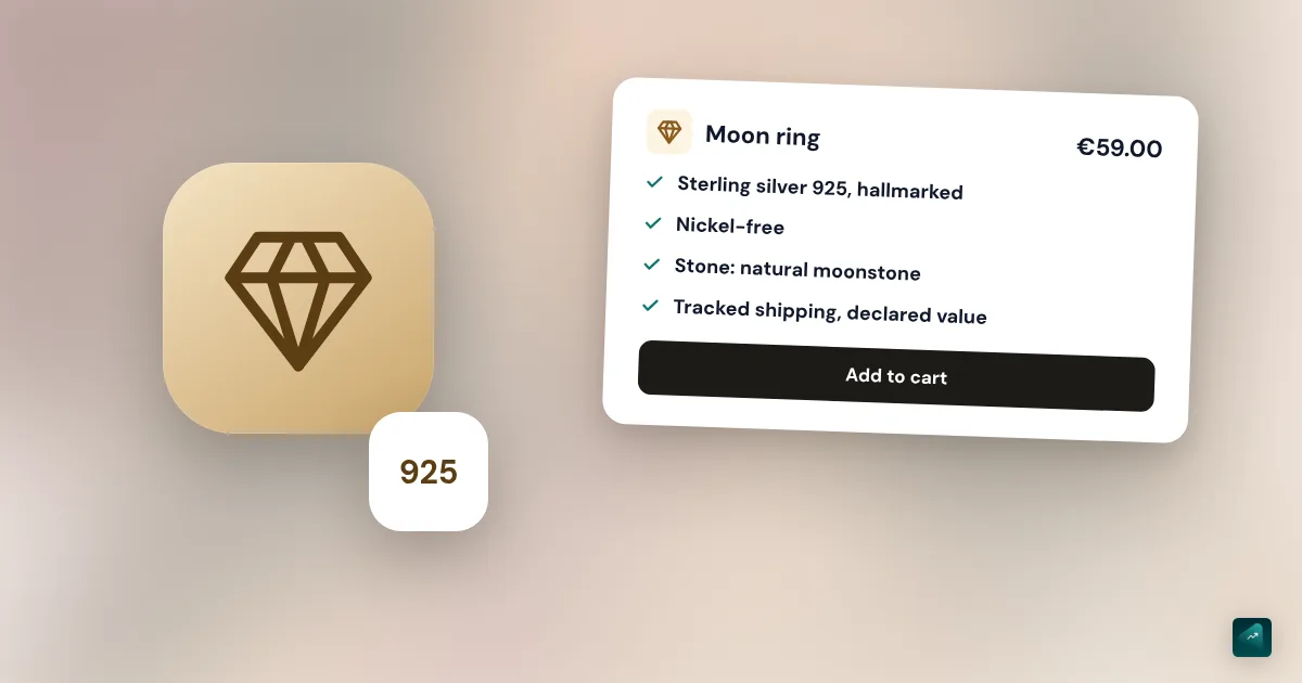 How to Start an Online Jewelry Business in France: Materials, Hallmarks, Photos, Pricing and Shipping