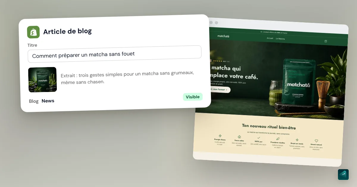 Créer un blog Shopify : publier ton premier article pas à pas