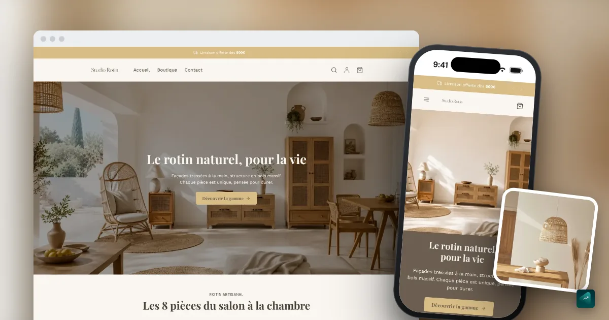 Ouvrir une boutique de décoration et de mobilier en ligne : exemple concret, règles et coût 2026