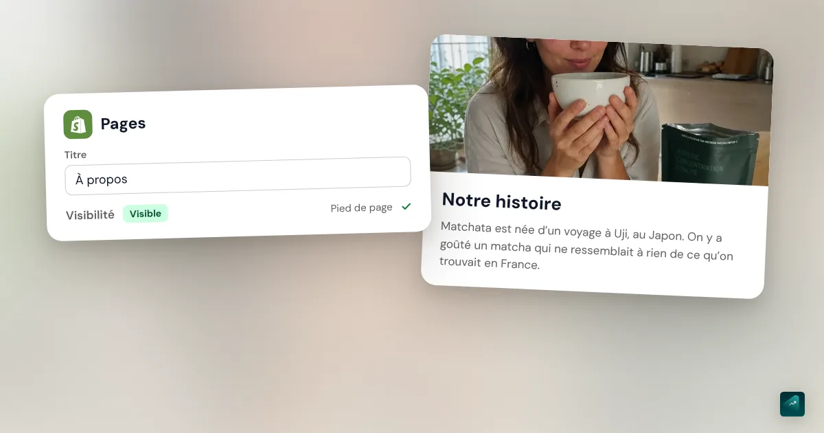 Créer une page À propos sur Shopify : les étapes, le menu et quoi écrire dedans