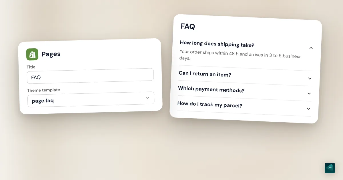 How to Create a Shopify FAQ Page: An Accordion Without an App, Your Menu, and Which Questions to Answer