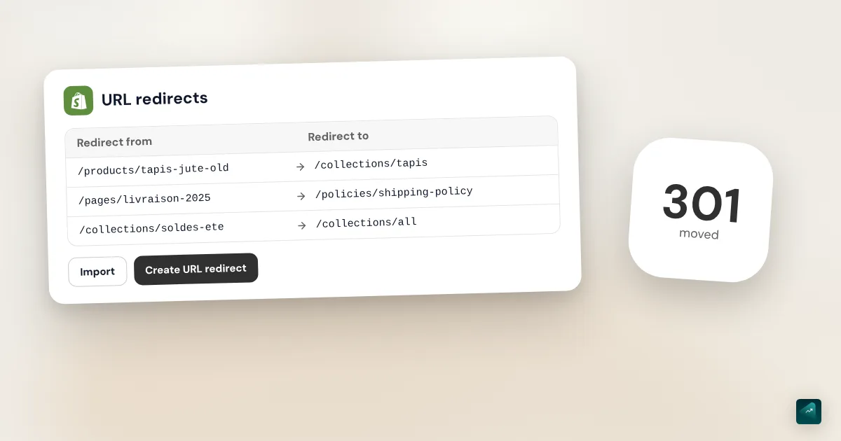 Shopify 301 Redirects: Create Them, Import a CSV, and Fix 404s