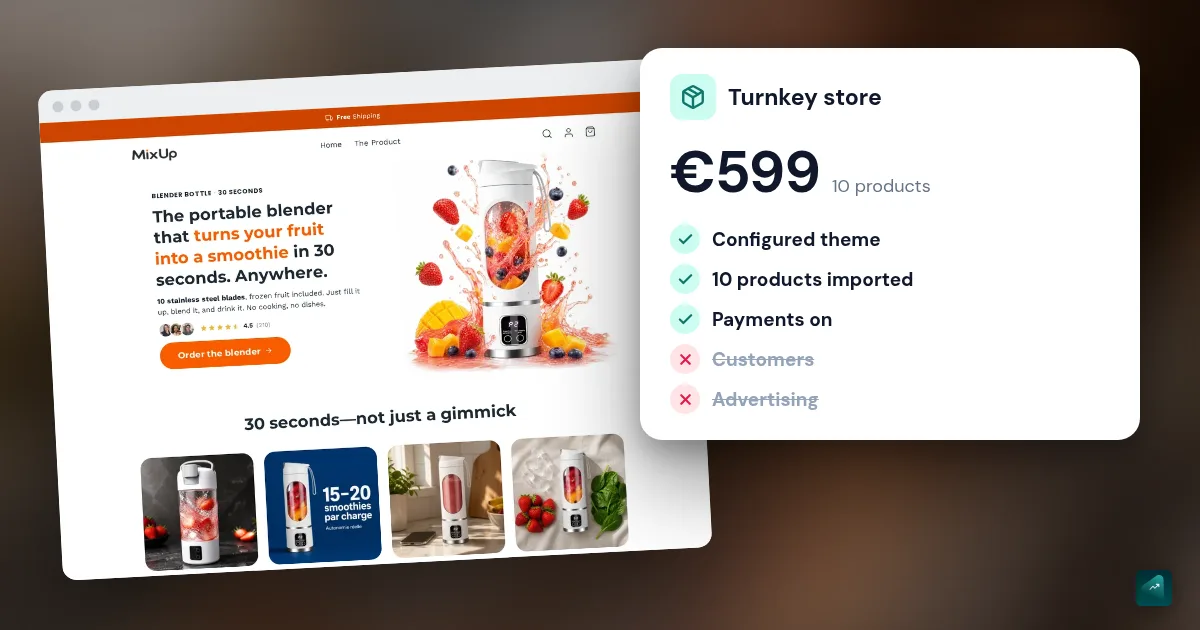 Turnkey Dropshipping Site: 2026 Prices and What You Actually Get