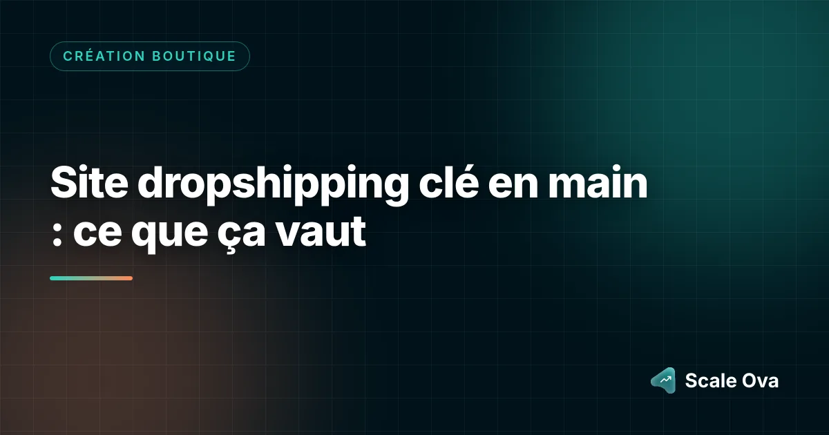 Turnkey Dropshipping Site: What It's Really Worth