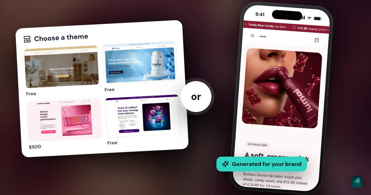 AI Shopify Theme: Generate or Choose a Theme?