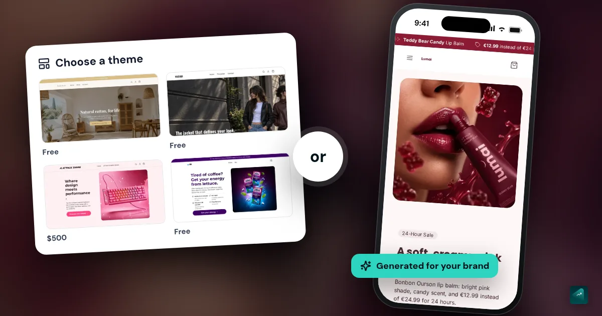 AI Shopify Theme: Generate or Choose a Theme?