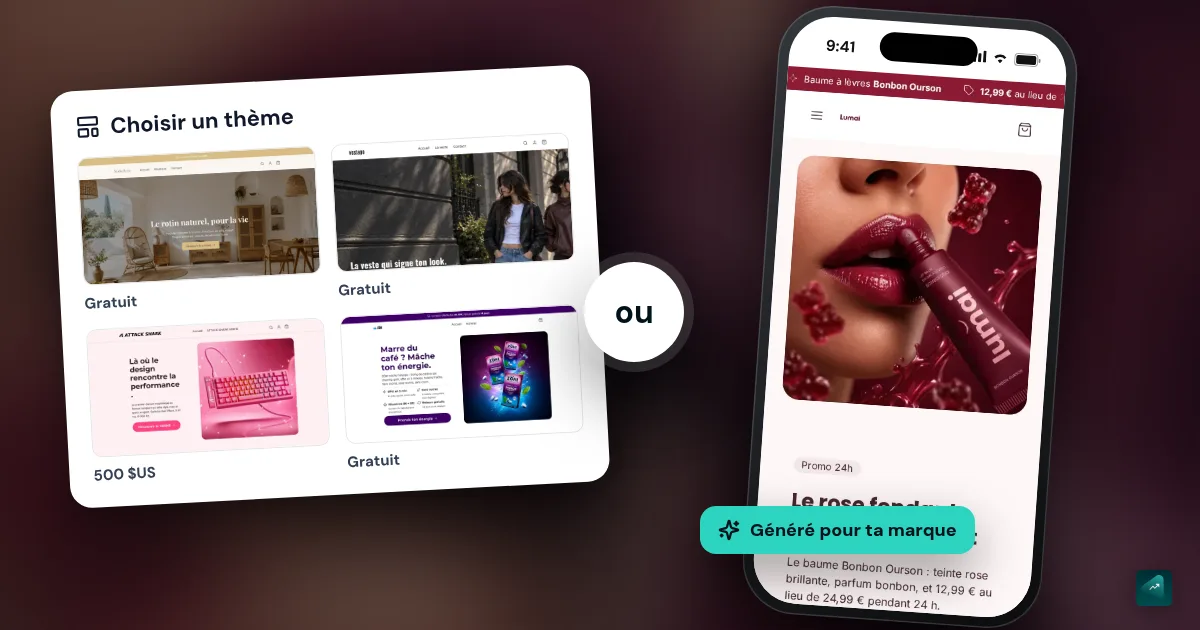 Thème Shopify IA : générer ou choisir un thème ?