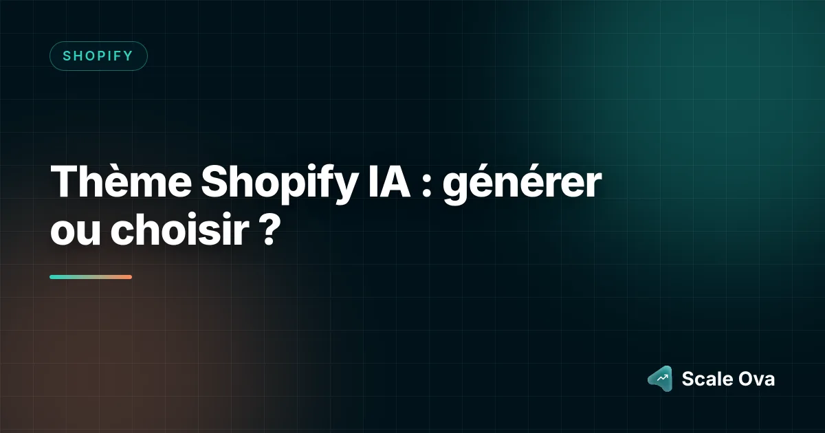 AI Shopify Theme: Generate or Choose a Theme?