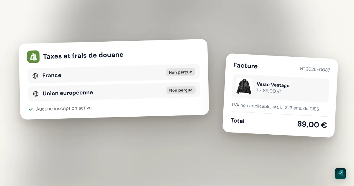 TVA sur Shopify en auto-entrepreneur : le bon réglage en franchise, et quoi changer quand tu dépasses les seuils
