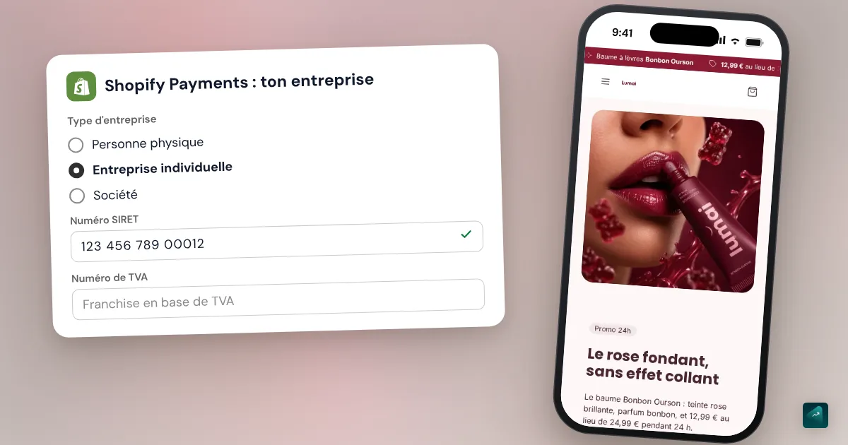 Vendre sur Shopify sans SIRET : ce que Shopify demande et ce que la loi exige